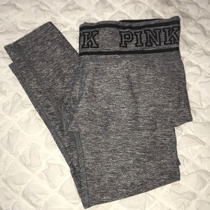 Victoria’s Secret PINK heather grey leggings